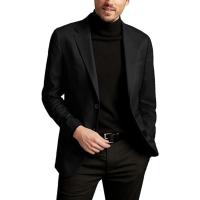 Chaqueta De Cabello De Sapo Para Hombre Slim Con Alineación Monosílabo European Size M-XXL Chaqueta Inteligente Casual Delgada Para Negocios - details 3