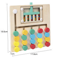 Juego Educativo Montessori De Colores Para Niños Tablero De Aprendizaje Temprano De Logro Y Pensamiento Lógico Juguete De Madera Para Niños Entre 3 Y 6 Años - details 7