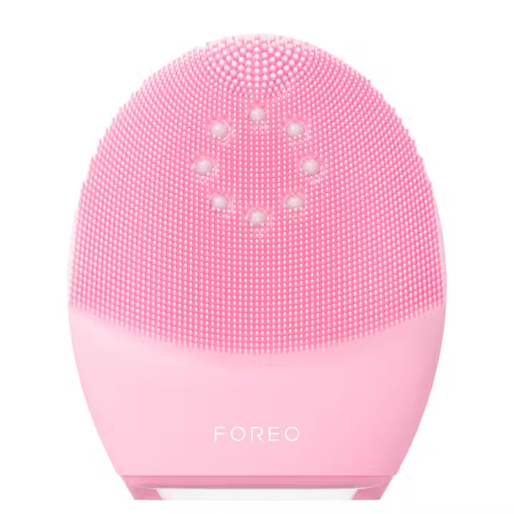 FOREO LUNA 4 plus - Cepillo de limpieza facial  - Terapia de luz infrarroja cercana + terapia de luz LED roja - Limpieza facial profunda - Dispositivo de microcorriente antiedad - Piel normal, sensible - 1