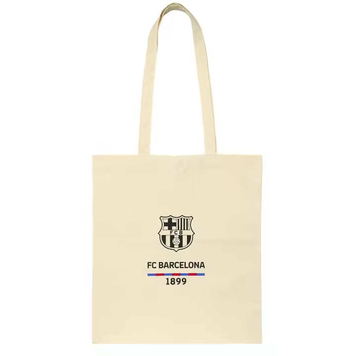 SAFTA | Bolsa Tote FC Barcelona, Compartimento de Gran Capacidad, Asas de Mano Resistentes, Bolsa Escolar y de Diario para Vuelta al Cole, Accesorio Juvenil con Licencia Oficial - 1