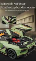 Coche De Escala 1:18 Aventador SVJ De Aleación Modelo De Coche Deportivo Metálico Con Sonido Y Luz Juguete Para Niños Regalo De Cumpleaños - details 3