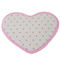 Alfombra De Piso En Forma De Corazón De Microfibra Suave Antideslizante 30x40cm Para Baño Dormitorio Sala De Estar Alfombras Decorativas Modernas - details 11