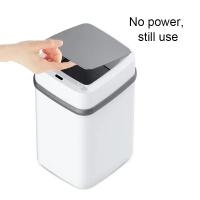 Bandeja De Basura Inteligente 13L Para Cocina Y Baño Toallero Eléctrico Ecológico Con Pared Táctil Recipiente De Residuos - details 4
