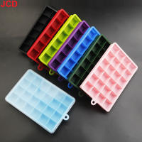 Molde Para Hielo De Silicona Cuadrado Con Tapa / Sin Tapa 24 Huecos Herramienta Auxiliar Para Alimentos Queso Gelatina Cubitos De Cocina Cocktail - details 3