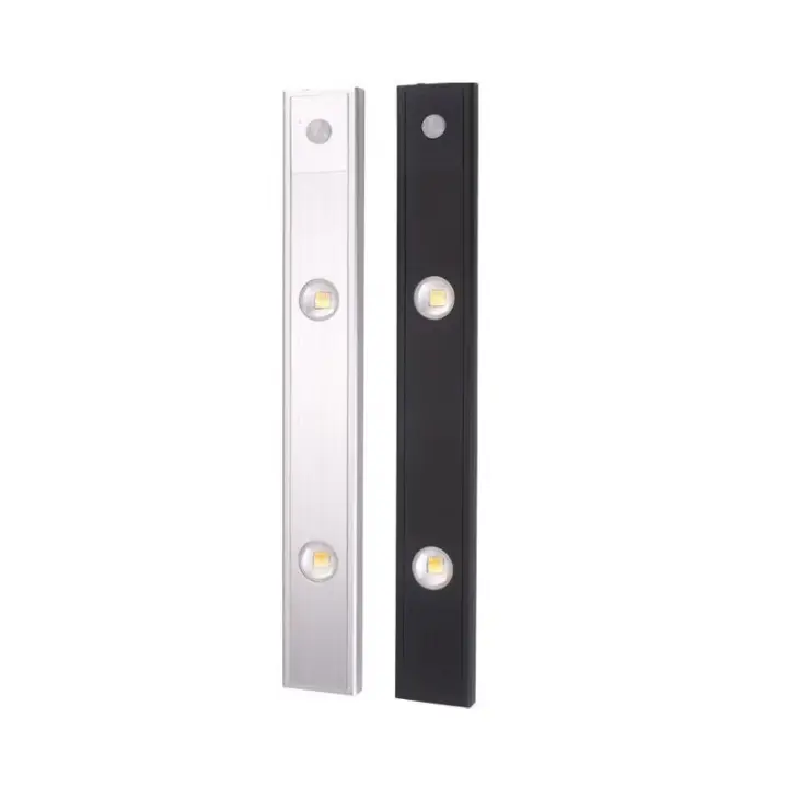 Luz de armario con sensor de movimiento, luz nocturna inalámbrica recargable por USB con 3 modos, perfecta para armario/escaleras/cocina/sótano/baño/pasillo/garaje - 1