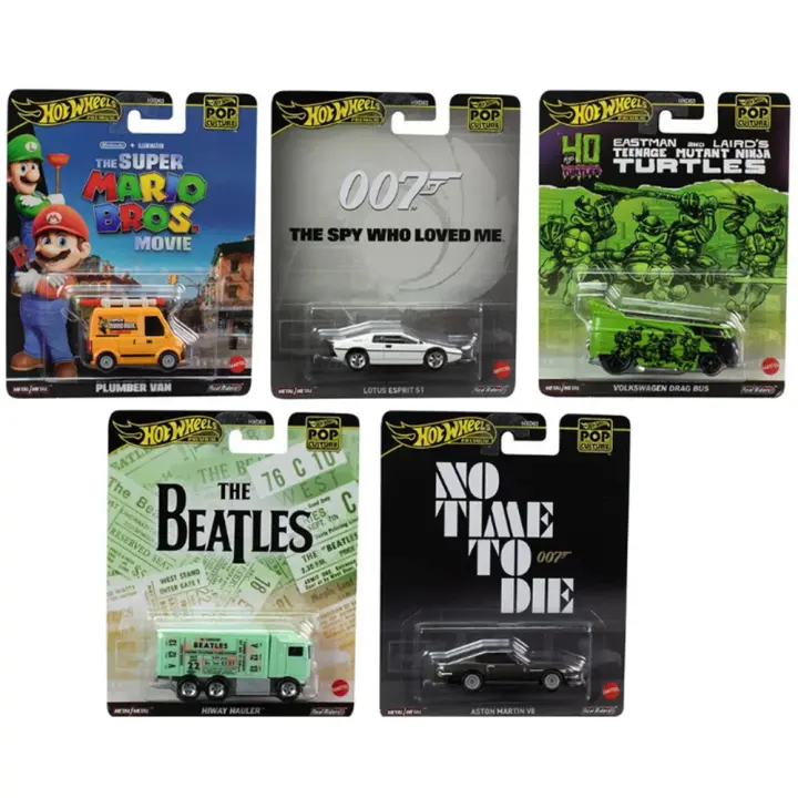 Hot Wheels Premium Pop Culture Entertainment Series 2024 - pack de 5 coches - HXD63 979D - 1
