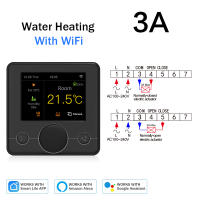 Termostato Inteligente WiFi Para Habitación Tuya Compatible Con Alexa Y Google Home Controlador Digital De Temperatura Programable Para Sistemas De Calentamiento Por Piso O Boilera - details 19