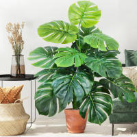 Artificial Monstera De 60-110cm Planta Falsa De Plástico Para Decoración De Casa Y Oficina En Maceta Ornamental Apta Para Festivales - details 4