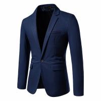 Chaleco De Moda Para Hombre Estilo Coreano Ajustado Color Sólido Casual Primavera Otoño Abrigo Todo En Uno Para Jóvenes - details 3