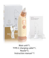 Aspirador nasal eléctrico para bebé, limpiador de cavidad nasal para recién nacido, succión bucal, limpieza de mocos y mocos, color verde claro - details 14