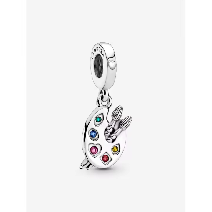 Pandora - Charm Colgante "Paleta del Artista" - Plata de Ley - 1