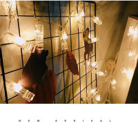 Luz De Cadena LED Para Fotos Y Decoración Navideña 1.5M/3M/6M Con Clips Fairy Operada Por Batería Para Bodas Y Fiestas - details 7