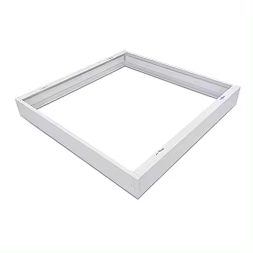 T.E Soporte Para Led panel 60 X 60cm Empotrable Cambio Superfie Cuadrado Blanco - 1