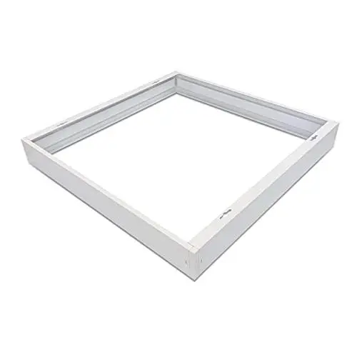 T.E Soporte Para Led panel 60 X 60cm Empotrable Cambio Superfie Cuadrado Blanco - 1