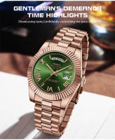 Reloj De Pulsera De Moda Para Hombre NIBOSI Deportivo Y Negocios Con Calendario Y Cuarzo Resistente Al Agua De 30M Material De Acero Inoxidable - details 9