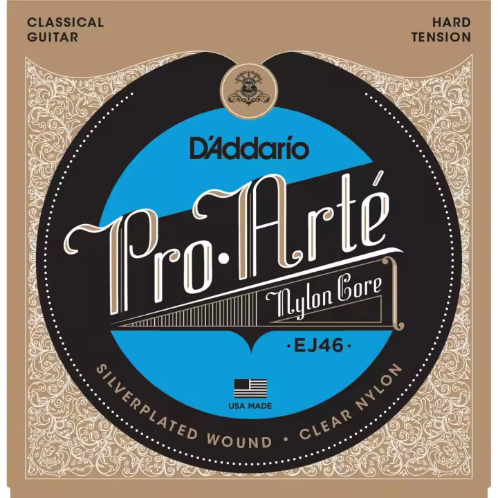 CUERDAS GUITARRA CLASICA-D'addario (EJ/46) Pro/Arte Fuerte (Juego Completo) - 1