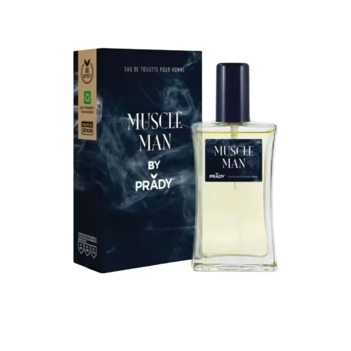 Prady Muscle Man es una colonia con un aroma fresco, intenso y masculino. Combina notas cítricas y especiadas con un fondo cálido y amaderado, ideal para hombres que buscan una fragancia enérgica y segura de sí mismos - 1