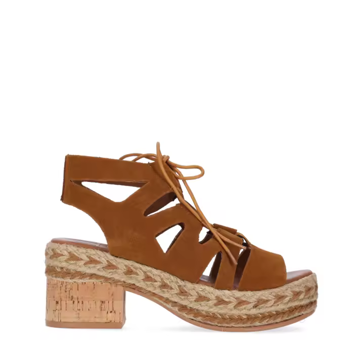 Chika10 Leather AMINA 03 Sandalia de Tacón Cuero/Tan - 1
