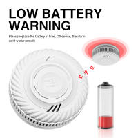 Detector De Fuma 1pc Advertencia De Incendio Interior Con Silbato De 85dB Alarma Para Casa Restaurante Hotel Oficina Baterías Duración De 10 Años - details 9