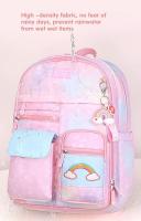 Mochila Escolar para Niños, Impermeable Lindo Arco Iris mochila, ajustado para adolescentes, Niños, Estudiantes, Escuela Primaria de gran tamaño - details 1