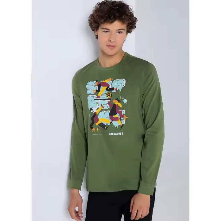 SIX VALVES - Camiseta grafica de manga larga - 1