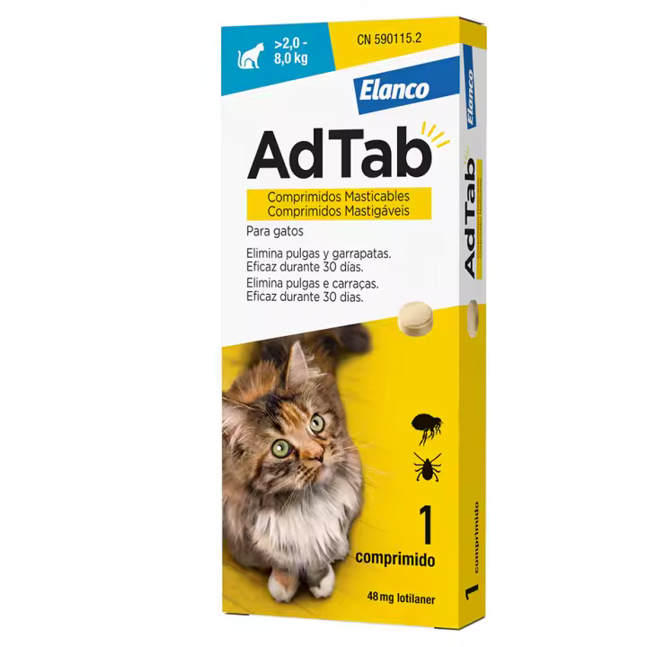 ADTAB 48mg Gato (2 a 8 kg) (1 comprimido) - 1