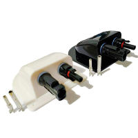 Caja De Sellado De Cable Con Entrada Doble Para Panel Solar Connections Curvas Impermeables Para RV Caravana - details 3