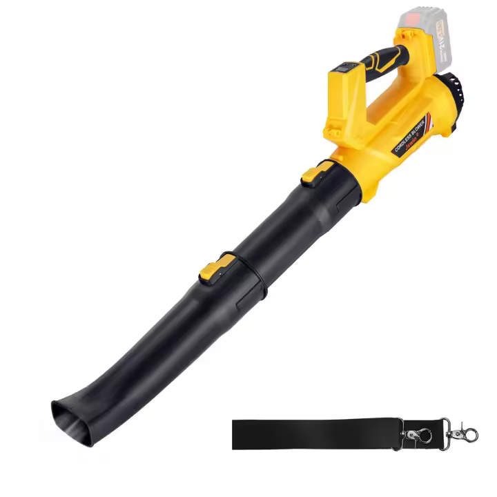 3000W Soplador de hojas inalámbrico - Soplador de hojas eléctrico inalámbrico de 21 V con 2 baterías y cargador, modo de 2 velocidades, soplador de hojas ligero de 2.0 Ah para cuidado del césped, patio - 1