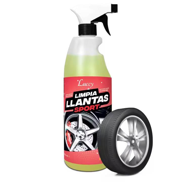 LUCCY Limpia Llantas Coche Fórmula Metal Protect PH Neutro  Triple Acción Limpia, Abrillanta y Protege - 1
