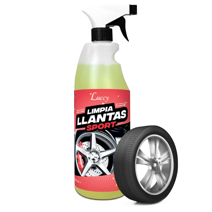 LUCCY Limpia Llantas Coche Fórmula Metal Protect PH Neutro  Triple Acción Limpia, Abrillanta y Protege - 1