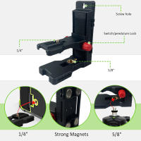 Heipoe DJ800Z Soporte De Nivel Láser En Forma De L Multifuncional Ajustable Con Base Magnética Y Giratoria Para Nivel Láser Negro Capacidad De Carga 3KG - details 3