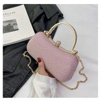 Bolso De Noche Para Mujer Elegante Con Diamantes Y Cadena De Hombro En Forma De Huevo Bolso De Mano Con Cierre Hasp Para Bodas Y Fiestas - details 20