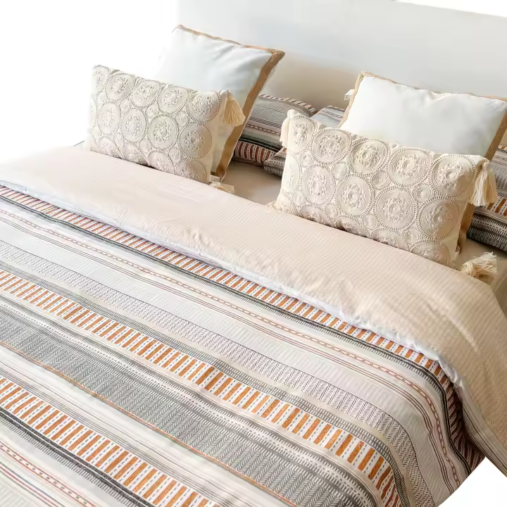 Funda Nórdica Alo Home 100% Algodón, Reversible - Estampado Juvenil Masculino Espiga - Cama  90/135cm - 1