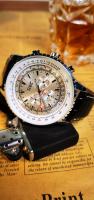 Reloj Automático JARAGAR Pilot Para Hombres Multifuncional Con Dial Sub Con Correa De Cuero Lujo Marca Top Resistentes Al Agua Y Choque - details 3