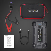 Arrancador de Coches Portátil BRPOM BM501 4000A para Todo Gasolina o 10L de Diésel con Cables Inteligentes, Salida QC3.0 y Espera Larga - details 3