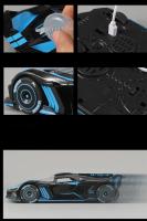 Modelo De Coche Supercar Bugatti Bolide 1/24 Escala Metálico Con Sonido Y Luz Juguetes Para Niños Decoración De Casa Regalo Coleccionable - details 6