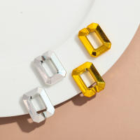20pcs Cuentas De Acrylico Metálico Para Hacer Pulseras Collares Y Aretes Colorido Ovalado 21x28mm Accesorios De Joyería DIY - details 12