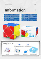 ECube Moyu RS Skewb Cubo Mágico Magnético Profesional Para Competencias Juguete Educativo Para Clase Y Estudio Para Edades 14+y - details 10