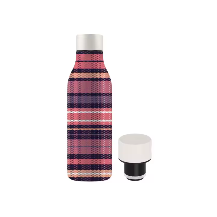 Botella Termo de Agua de Acero Inoxidable - Botella Térmica Reutilizable de Diseño 550ml o 500ml | Sin BPA | Mantiene 24H Frio / 12H Calor | Termo y Hermética - Doble Pared al Vacío a Prueba de Fugas | (LT550 999 1199 D1) - 1