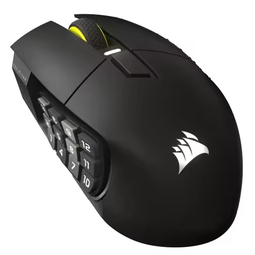 Corsair Scimitar Elite Wireless SE ratón Juego mano derecha RF Wireless + Bluetooth Óptico 33000 DPI - 1