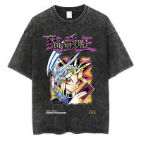 Camiseta De Algodón Japonés Vintage De Verano Con Impresión De Anime Yu Gi Ou Harajuku Estilo Callejero Hip Hop Para Hombres - details 6