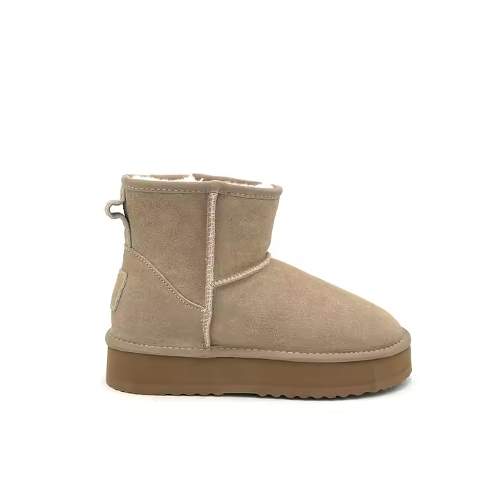 Bota australiana de piel serraje con plataforma Kelara - 1