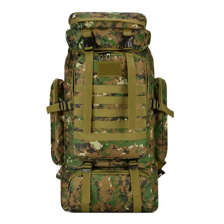 Mochipa impermeable 80L para hombre, granola capacidad para senderismo, acampada, viaje, Deporte al Aire Libre, equipo de camping - 1