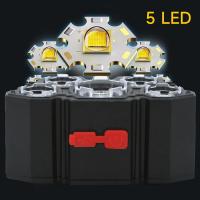 Linterna Frontal LED Recargable Con Batería 18650 Fuerte Para Camping Aventura Pesca Luz De Cabecera Impermeable Con Modos Alto/Medio/Bajo - details 3
