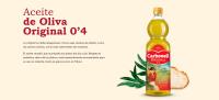 Carbonell® Aecite De Oliva Original 0'4º 1L, Pack de 1-4 Botellas, El aceite versátil, que acompaña los platos del día a día. Respeta el auténtico sabor de los platos,especialmente recomendado para su uso en caliente, tanto en guisos como en fritura - details 0
