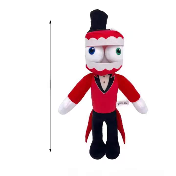 Muñeco De Peluche Circo Digital Pomni Jax Muñeco De Peluche De Dibujos Animados Para Niños Regalo De Navidad Suave Y Cálido - 1