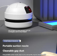 Aspiradora De Mesa Mini Recargable Portátil Para Limpiar Teclado Y Goma Extractor Automático De Polvo Con Capacidad De Tanque De Polvo De 0.5 L - details 10
