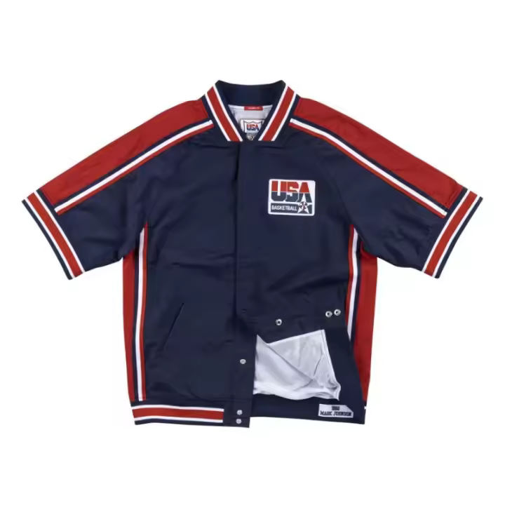 Chaqueta Magic Johnson USA Basketball Authentic Warm Up 1992 - Mitchell And Ness - 1