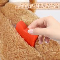 Juguete Interactivo Para Perros Puppy Dog Heartbeat Dinosaurio De Peluche Con Sonido De Corazón Juguetes Para Morder Para Entrenamiento En Caja Y Ayuda Al Sueño - details 9