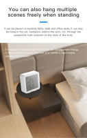 Sensor De Temperatura Y Humedad WiFi LCD Tuya Compatible Con Alexa Y Google Home Automación Doméstica Medidor De Clima Para El Hogar - details 11
